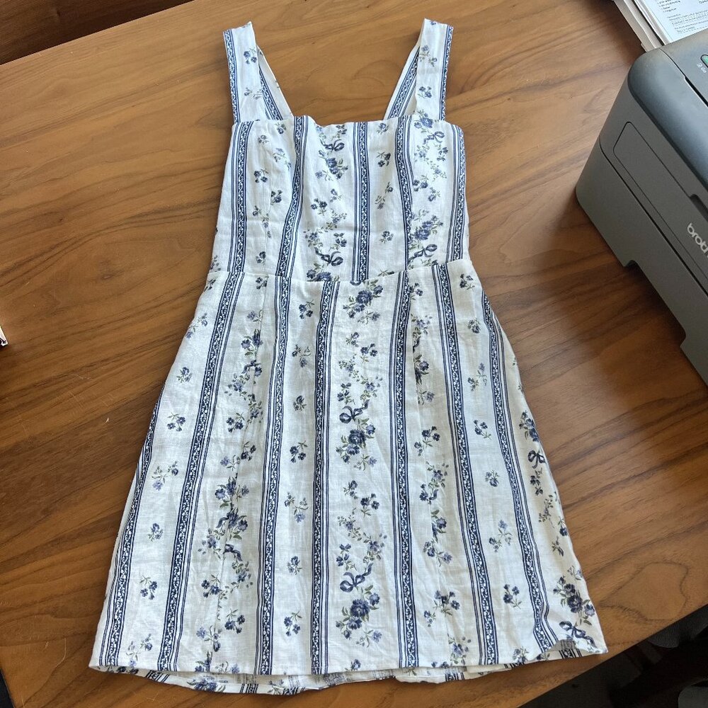 Reformation Brigitte Linen Dress Size 0 BRAND NEW